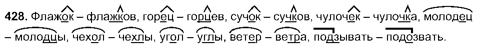 ГДЗ Русский язык 5 класс - 428