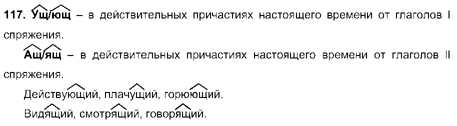 ГДЗ Русский язык 7 класс - 117