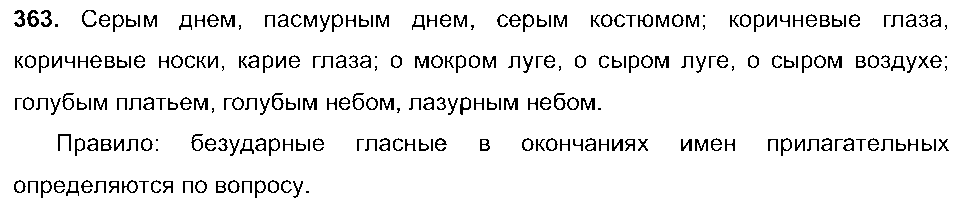 ГДЗ Русский язык 5 класс - 363