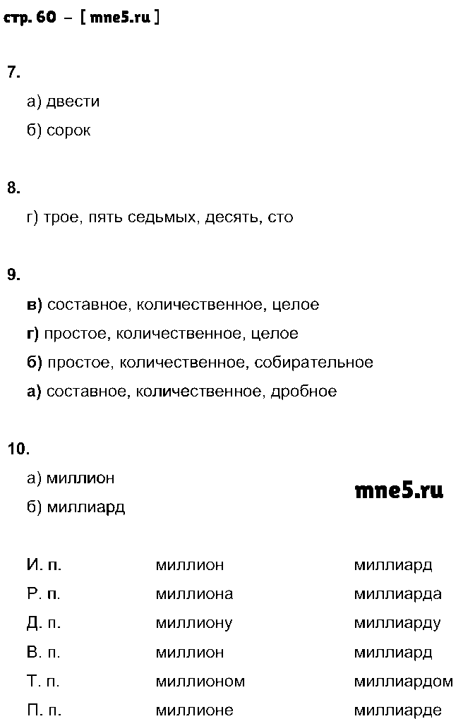 ГДЗ Русский язык 6 класс - стр. 60