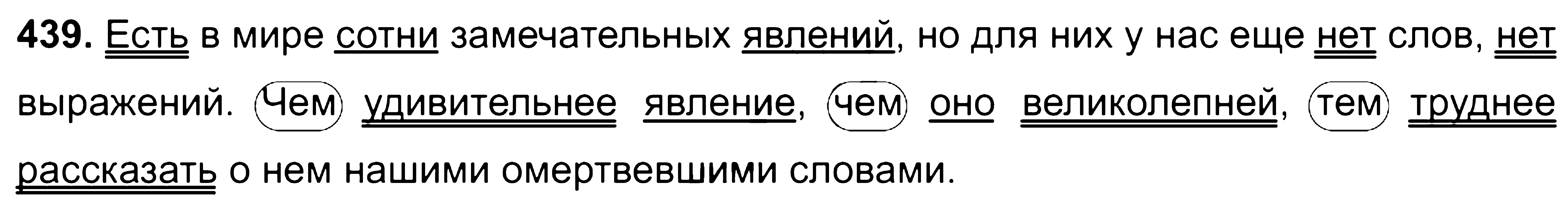 ГДЗ Русский язык 8 класс - 439