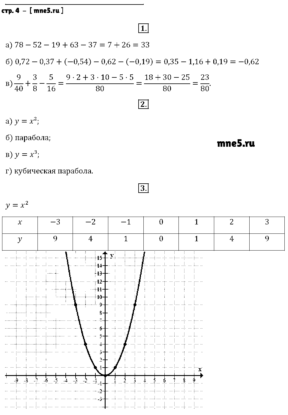 ГДЗ Алгебра 7 класс - стр. 4