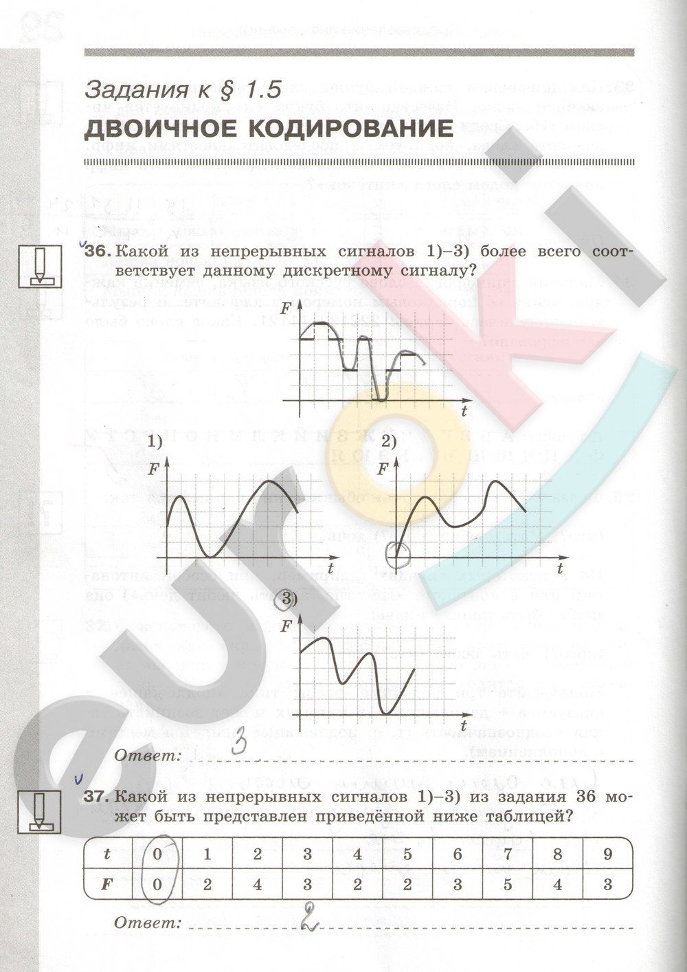 ГДЗ Информатика 7 класс - стр. 30