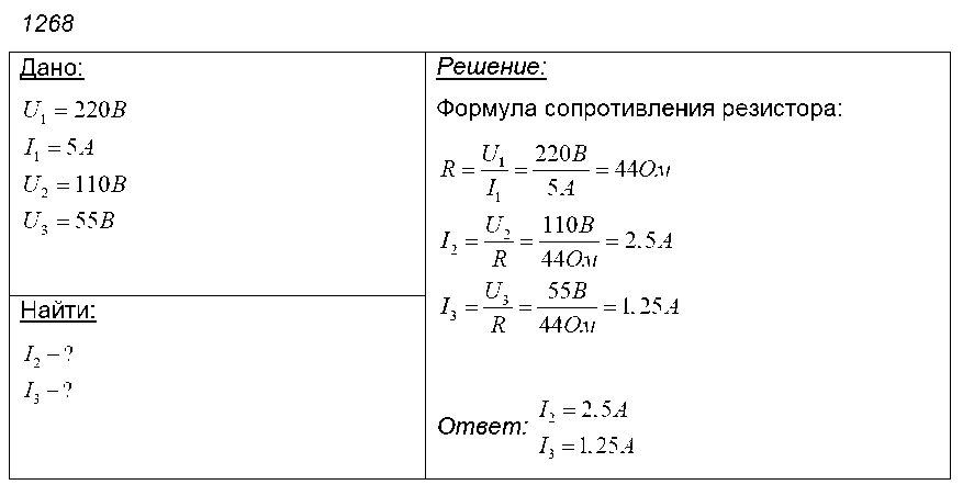 ГДЗ Физика 8 класс - 1268