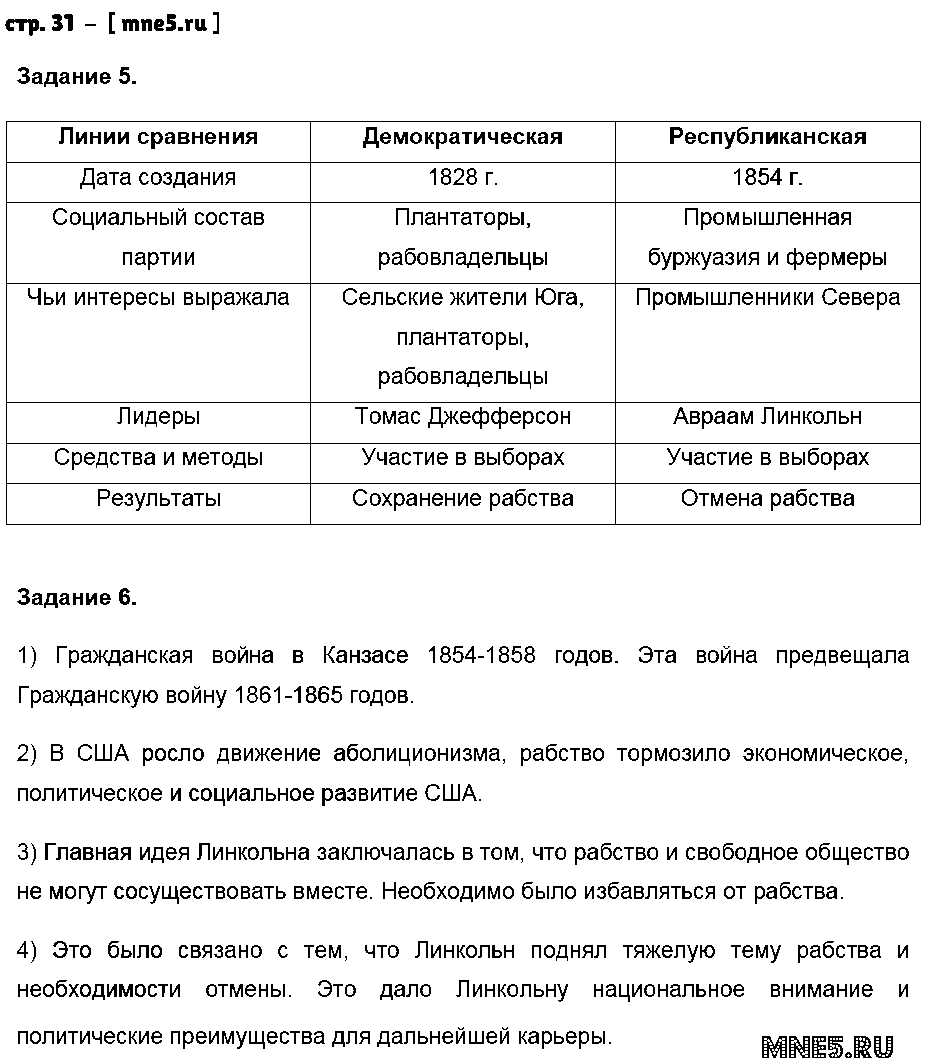 ГДЗ История 8 класс - стр. 31