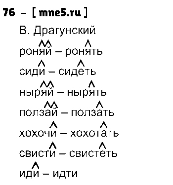 ГДЗ Русский язык 4 класс - 76