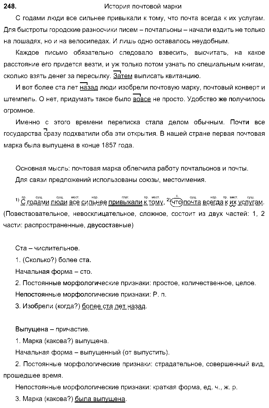 ГДЗ Русский язык 7 класс - 248