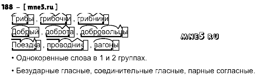 ГДЗ Русский язык 3 класс - 188
