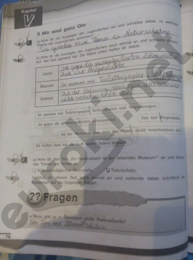 ГДЗ Немецкий язык 7 класс - стр. 76