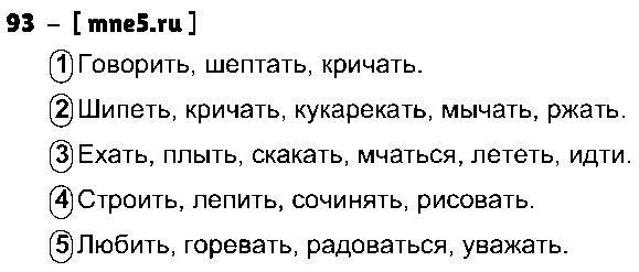 ГДЗ Русский язык 3 класс - 93