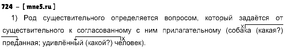 ГДЗ Русский язык 5 класс - 724