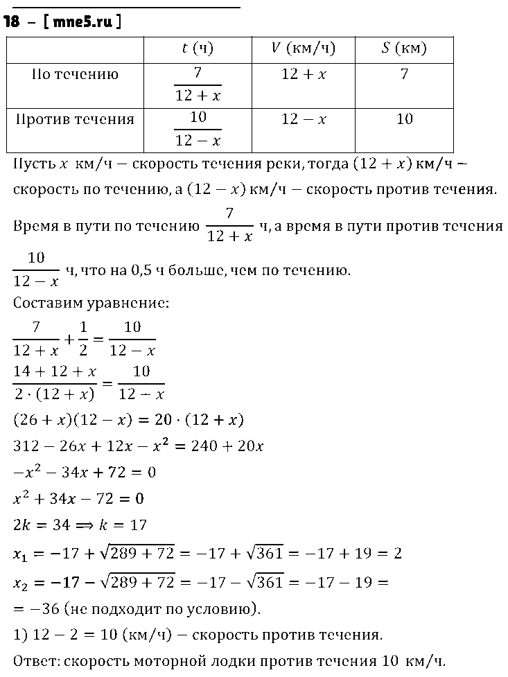 ГДЗ Алгебра 8 класс - 18