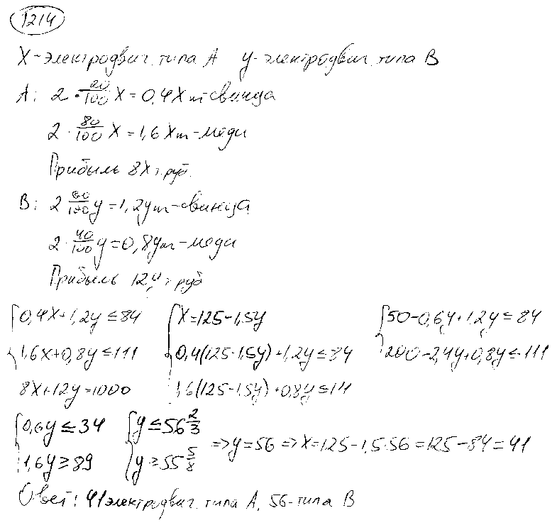 ГДЗ Алгебра 9 класс - 1214