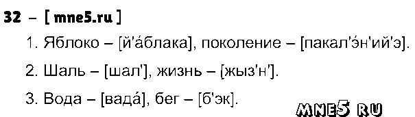 ГДЗ Русский язык 5 класс - 32