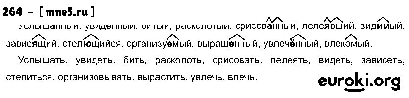 ГДЗ Русский язык 10 класс - 264