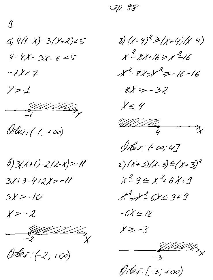 ГДЗ Алгебра 8 класс - стр. 98