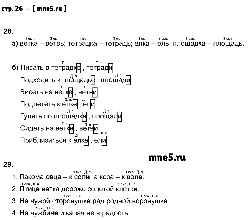 ГДЗ Русский язык 5 класс - стр. 26
