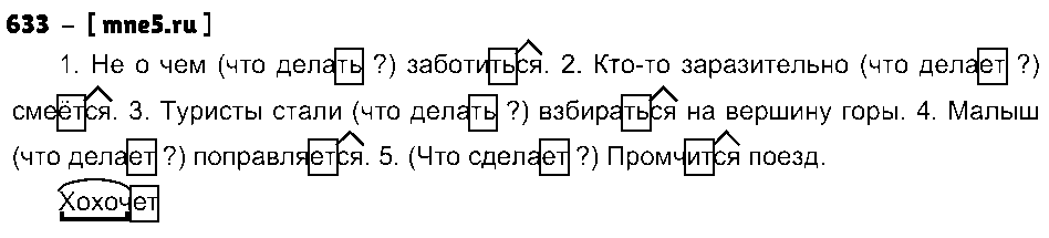 ГДЗ Русский язык 5 класс - 633