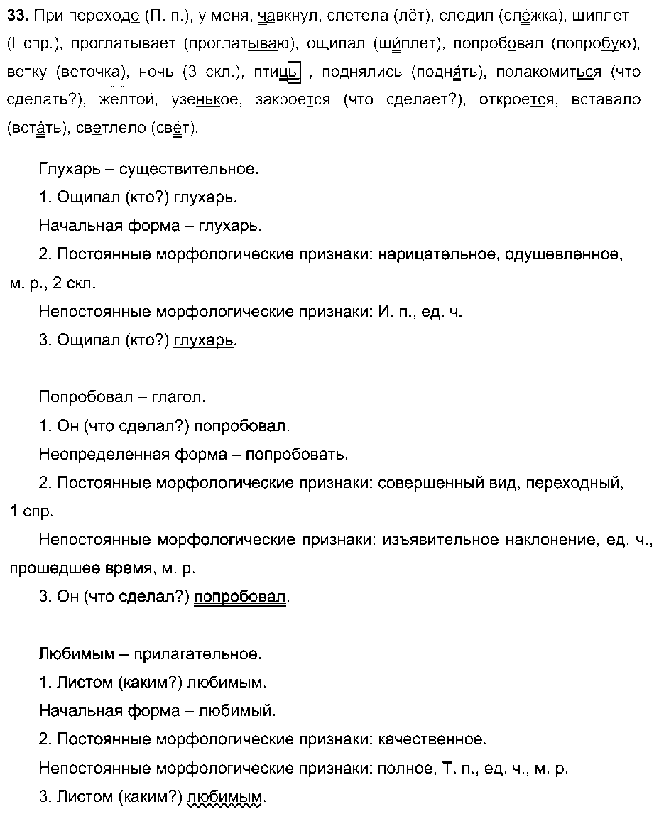 ГДЗ Русский язык 7 класс - 33
