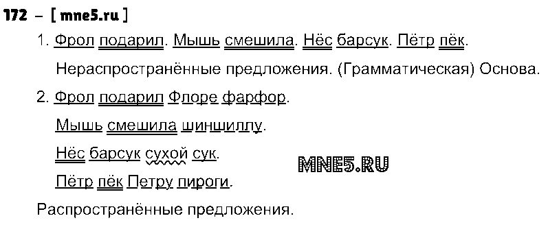 ГДЗ Русский язык 4 класс - 172