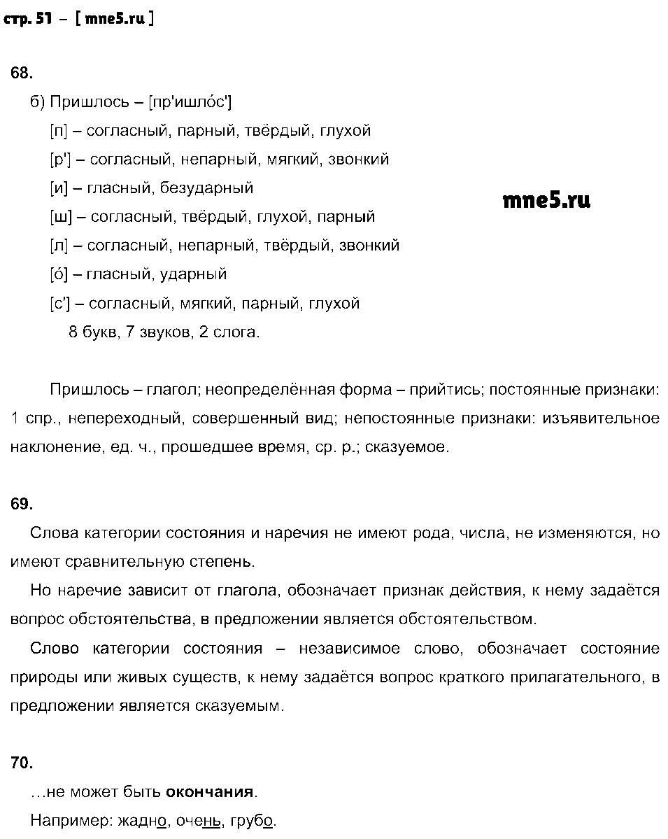 ГДЗ Русский язык 7 класс - стр. 51