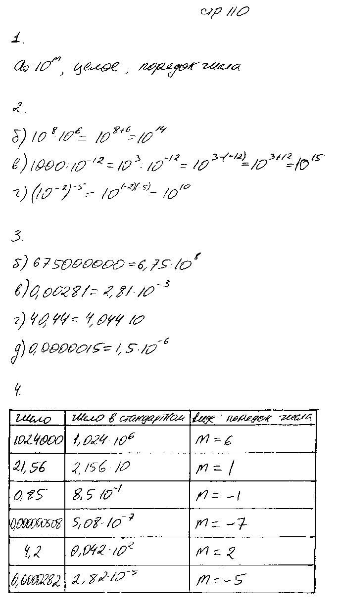 ГДЗ Алгебра 8 класс - стр. 110