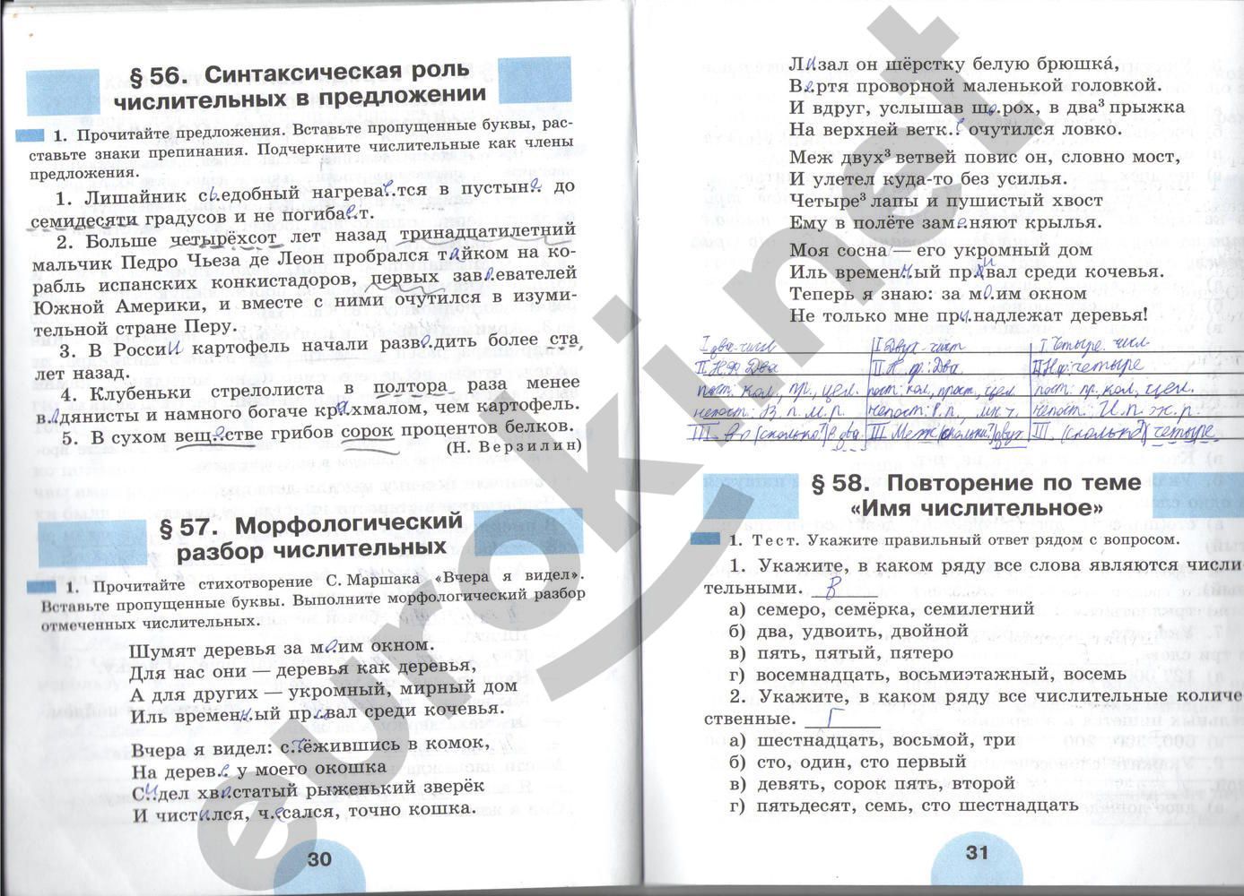 ГДЗ Русский язык 6 класс - стр. 30-31