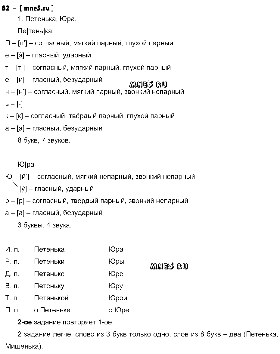 ГДЗ Русский язык 4 класс - 82