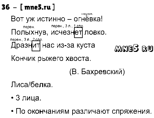 ГДЗ Русский язык 4 класс - 36