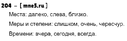 ГДЗ Русский язык 7 класс - 204