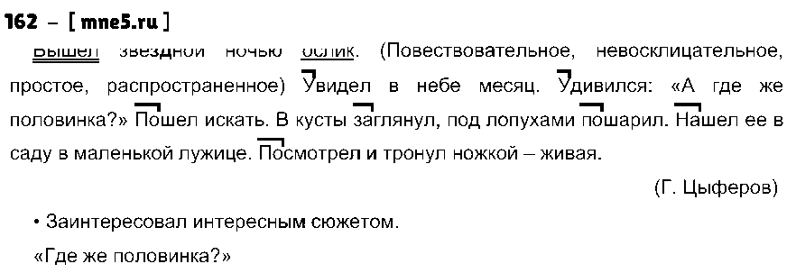 ГДЗ Русский язык 3 класс - 162