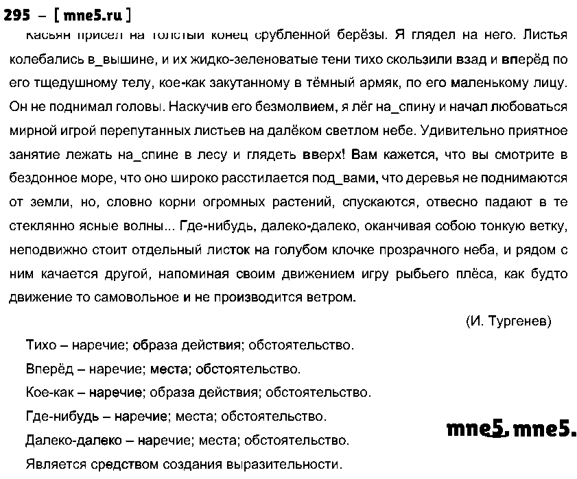 ГДЗ Русский язык 10 класс - 295