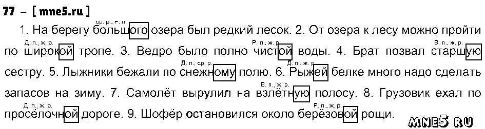ГДЗ Русский язык 4 класс - 77