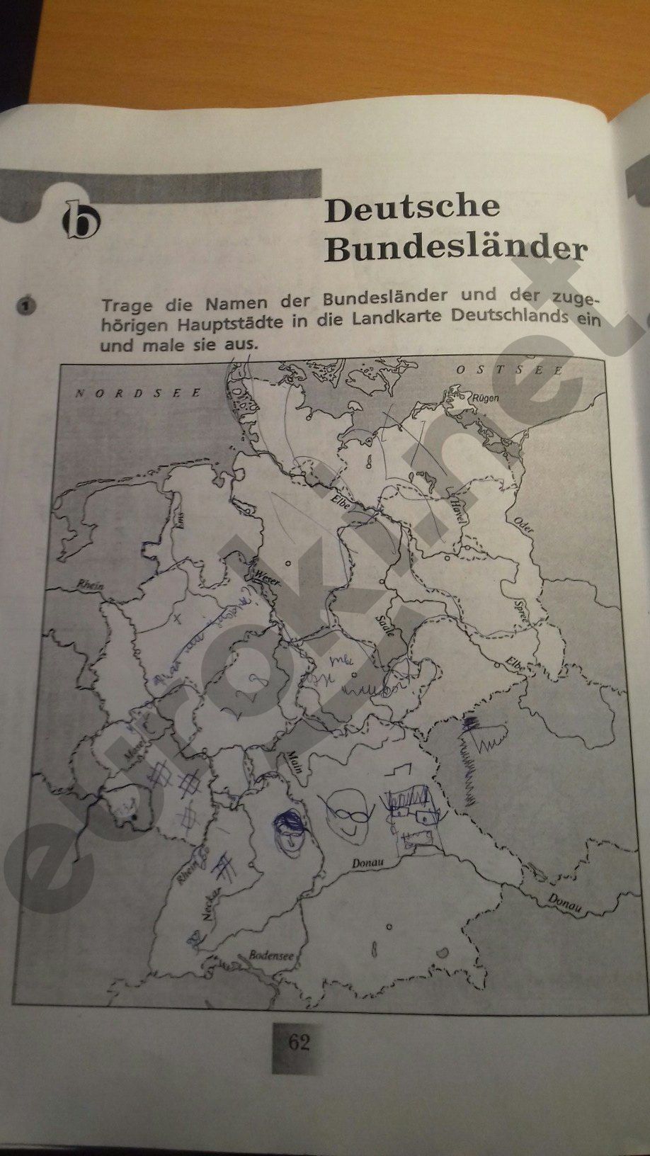 ГДЗ Немецкий язык 6 класс - стр. 62