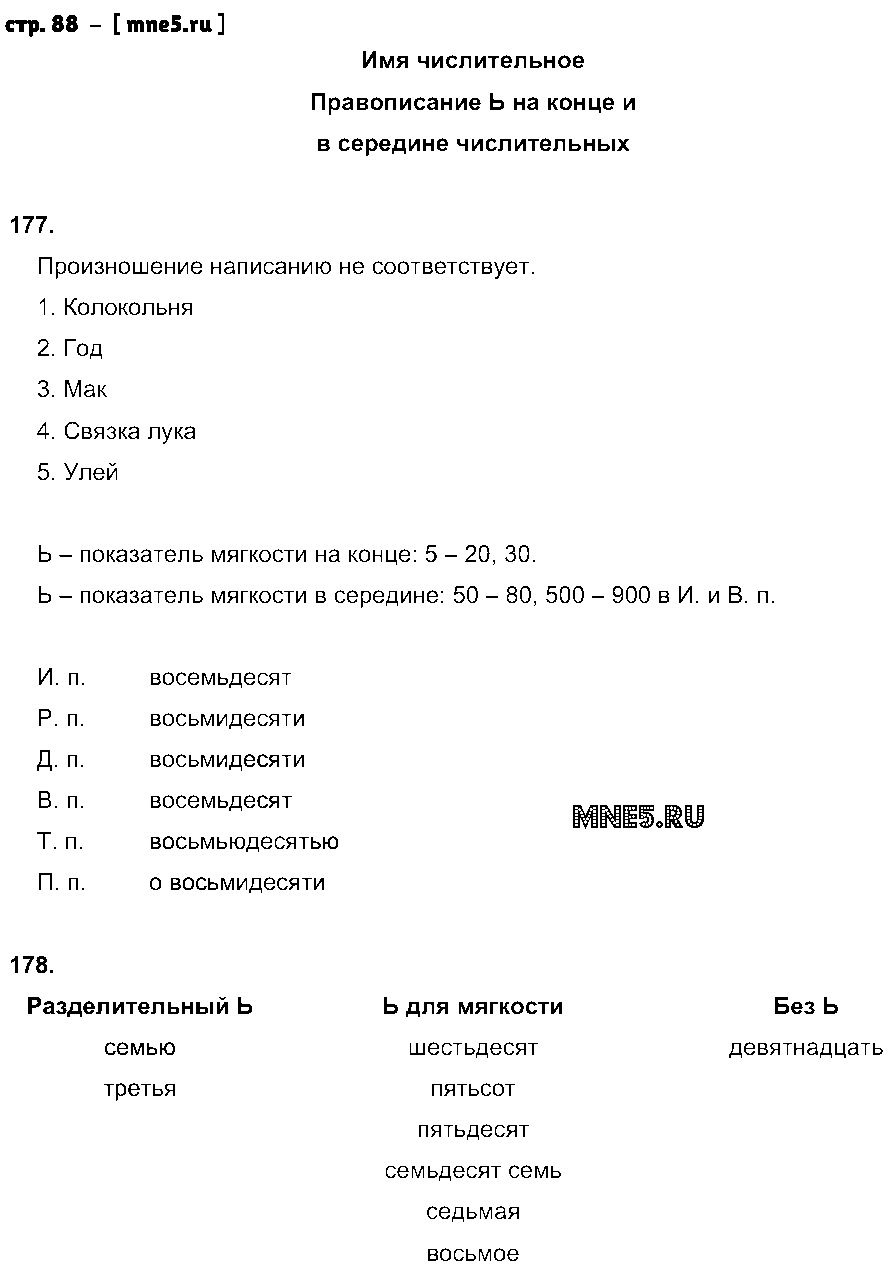 ГДЗ Русский язык 6 класс - стр. 88