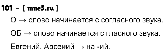ГДЗ Русский язык 4 класс - 101