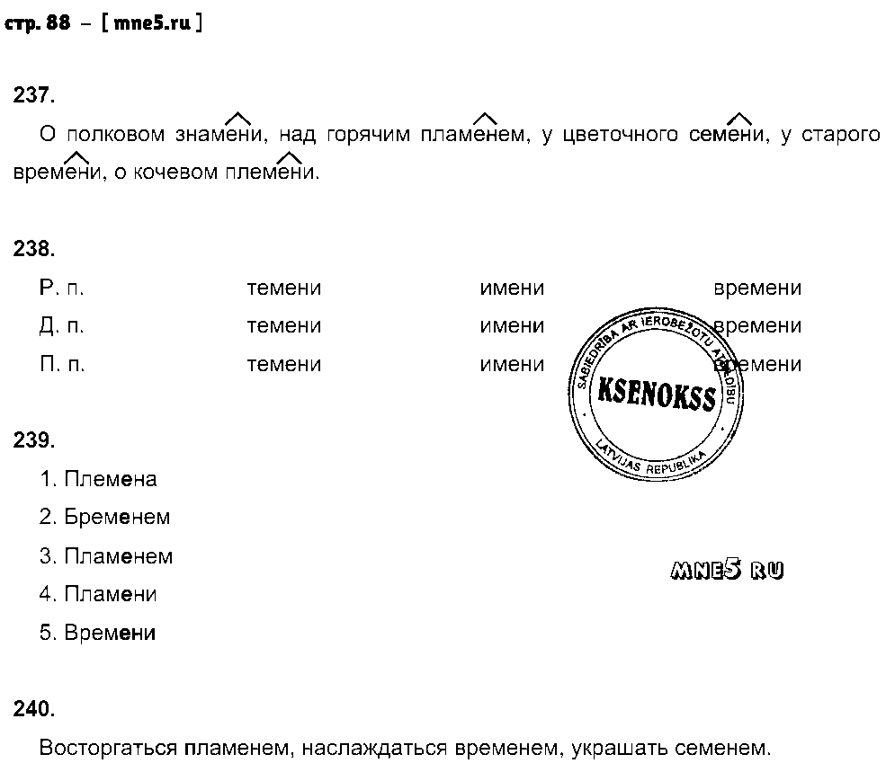 ГДЗ Русский язык 5 класс - стр. 88