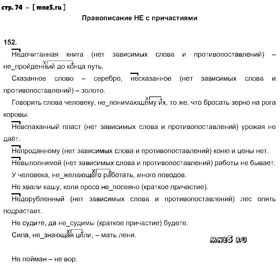 ГДЗ Русский язык 6 класс - стр. 74