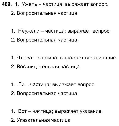 ГДЗ Русский язык 7 класс - 469