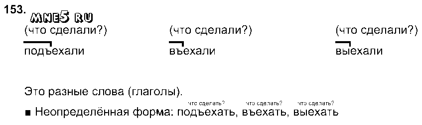 ГДЗ Русский язык 3 класс - 153