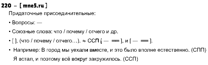 ГДЗ Русский язык 9 класс - 220