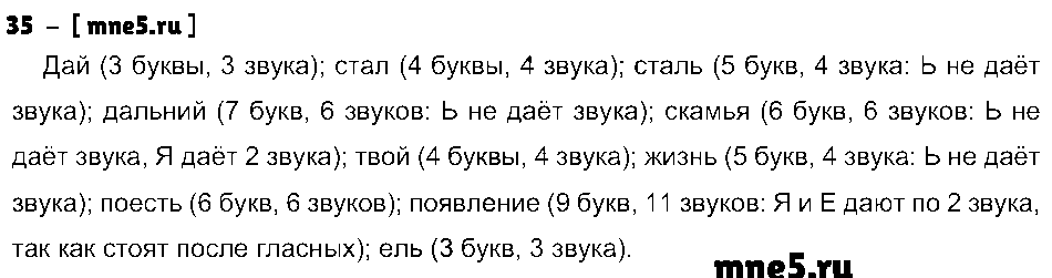 ГДЗ Русский язык 5 класс - 35