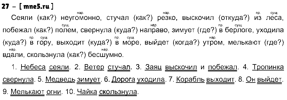 ГДЗ Русский язык 4 класс - 27