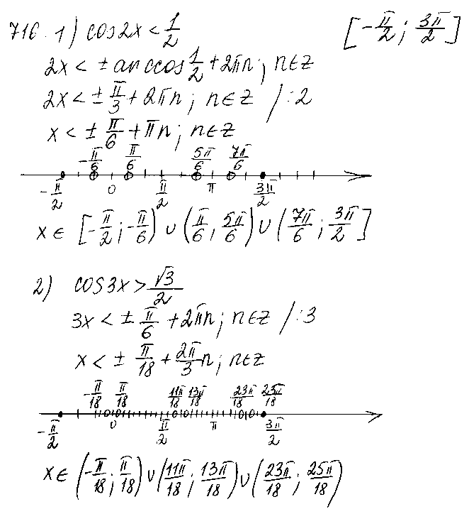 ГДЗ Алгебра 10 класс - 716