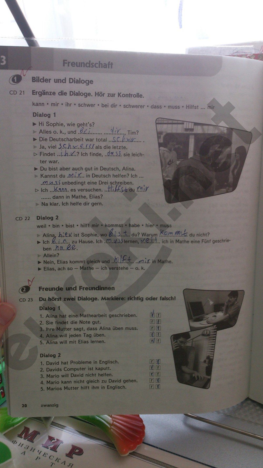 ГДЗ Немецкий язык 7 класс - стр. 20