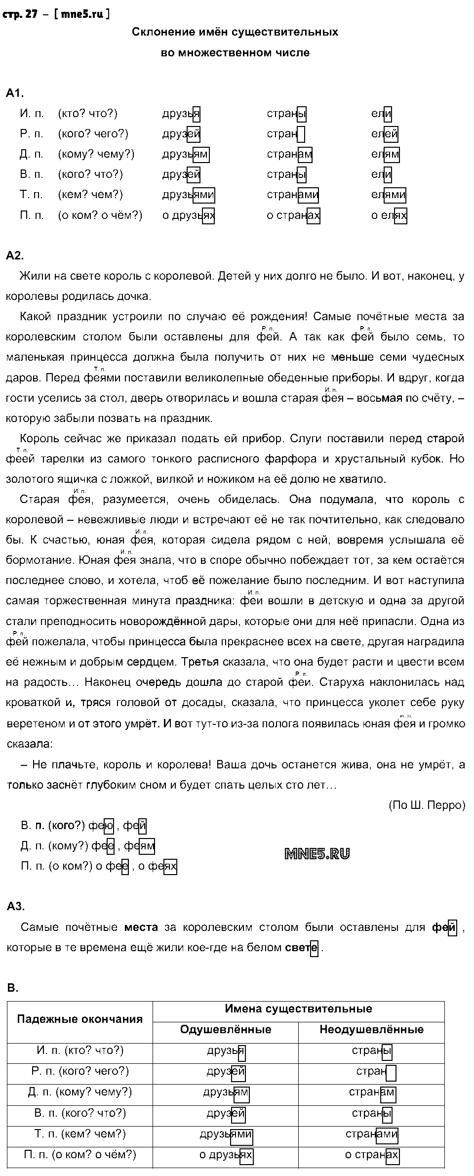 ГДЗ Русский язык 4 класс - стр. 27
