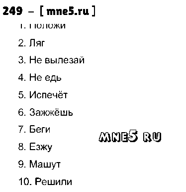 ГДЗ Русский язык 10 класс - 249