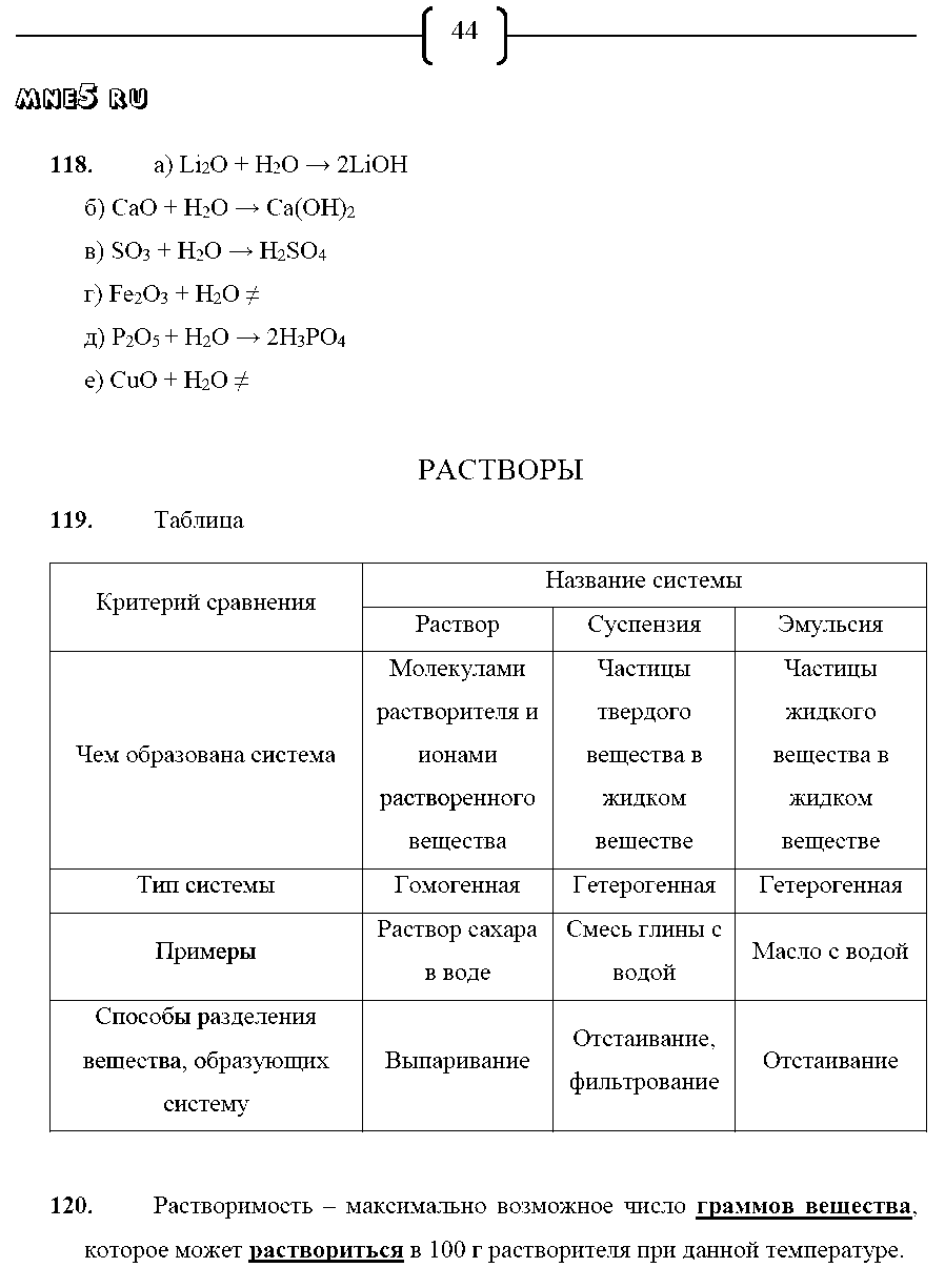 ГДЗ Химия 8 класс - стр. 44