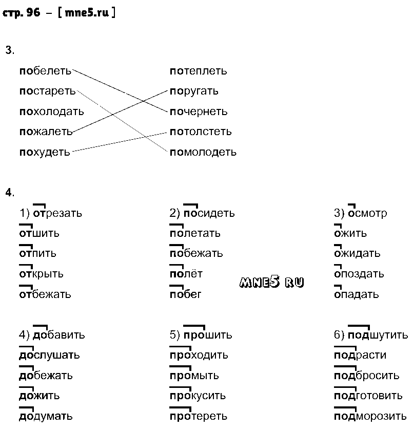 ГДЗ Русский язык 2 класс - стр. 96