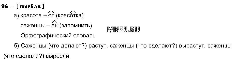 ГДЗ Русский язык 3 класс - 96